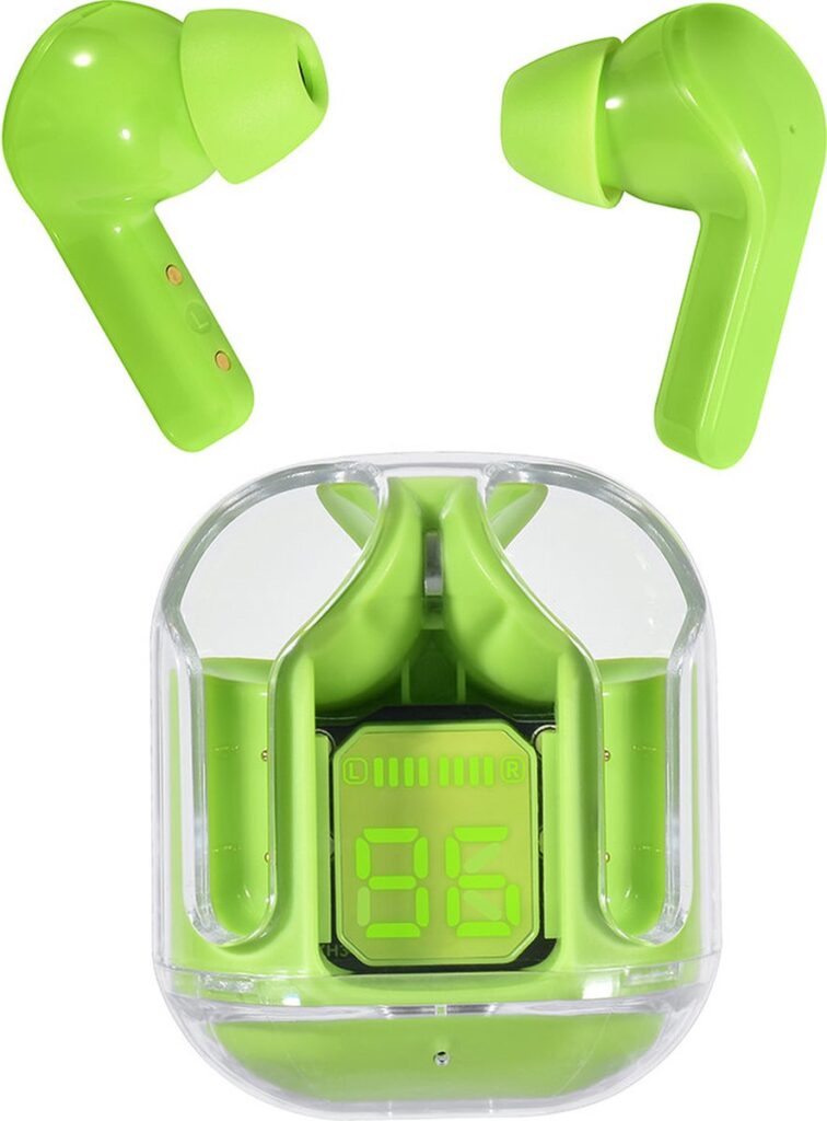 tuniq bluetooth oordopje - TUNIQ Stream Wireless Oordopje - Groen