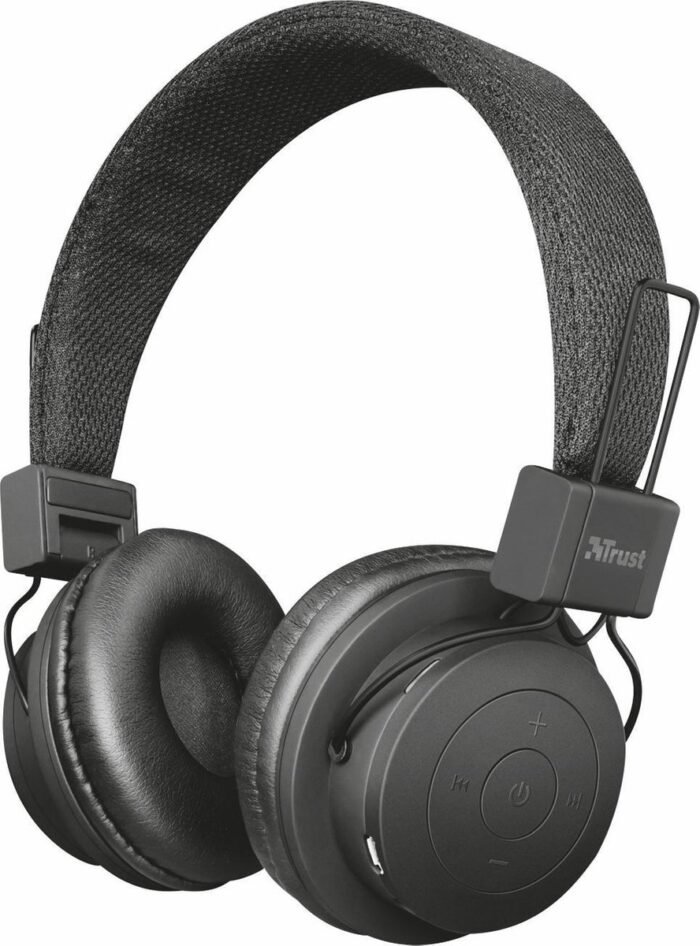 Trust Urban Leva - Draadloze On-ear Koptelefoon - Zwart