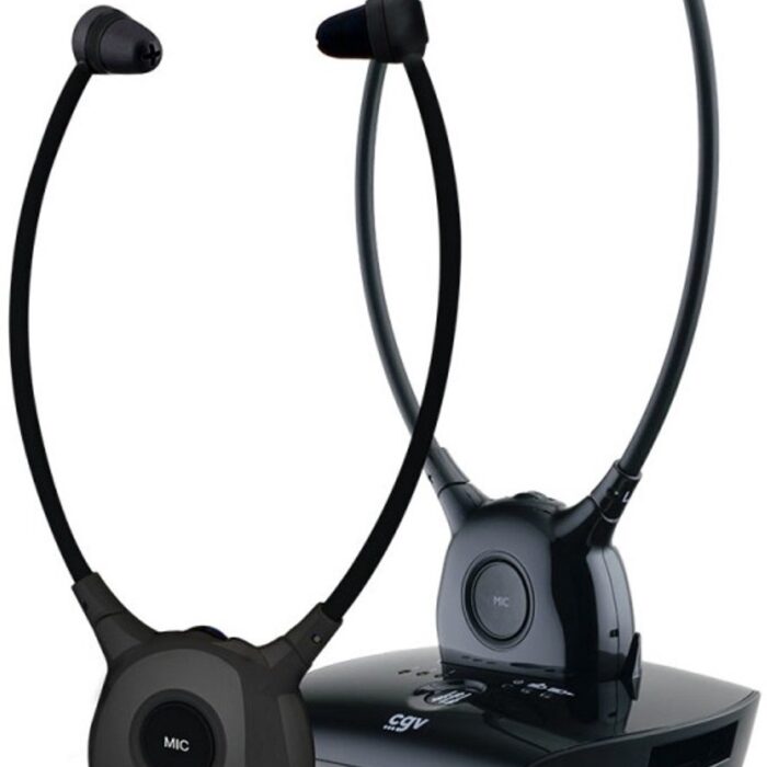 Draadloze TV/HIFI-headsets - CGV - DOLFIN ONYX DUO - Hoorassistent - Geïntegreerde microfoon - Lichtgewicht