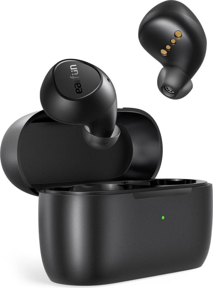 EarFun Free 2S - Draadloos- Bluetooth 5.2 oordopjes - In-Ear - Qualcomm aptX - IPX7 - zwart
