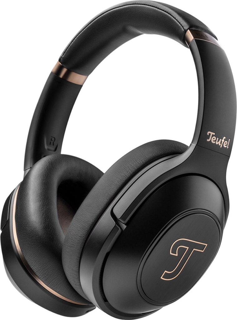 Teufel REAL BLUE PRO - High end HD-bluetooth koptelefoon - Over-ears - Digitale hybride Active Noise Cancelling (ANC) - Sound personalisatie - night black