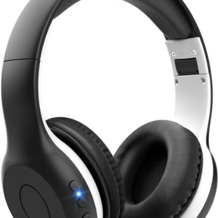 StayPowered Bluetooth Hoofdtelefoon voor Kinderen - Veilig en Kwalitatief Geluid - 85/94 dB Volumeregeling - 40 Uur Batterij - HD Microfoon - Opvouwbaar en Verstelbaar - Snelle Bluetooth 5.4 - Zwart - Levering Sneller dan Aangegeven!