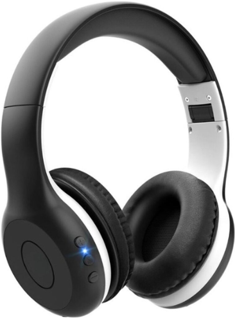 StayPowered Bluetooth Hoofdtelefoon voor Kinderen - Veilig en Kwalitatief Geluid - 85/94 dB Volumeregeling - 40 Uur Batterij - HD Microfoon - Opvouwbaar en Verstelbaar - Snelle Bluetooth 5.4 - Zwart - Levering Sneller dan Aangegeven!
