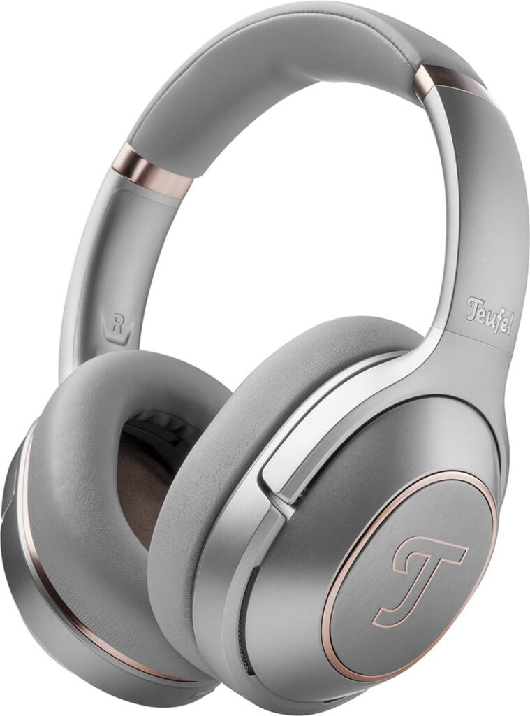 Teufel REAL BLUE PRO - High end HD-bluetooth koptelefoon - Over-ears - Digitale hybride Active Noise Cancelling (ANC) - Sound personalisatie - titanium grey