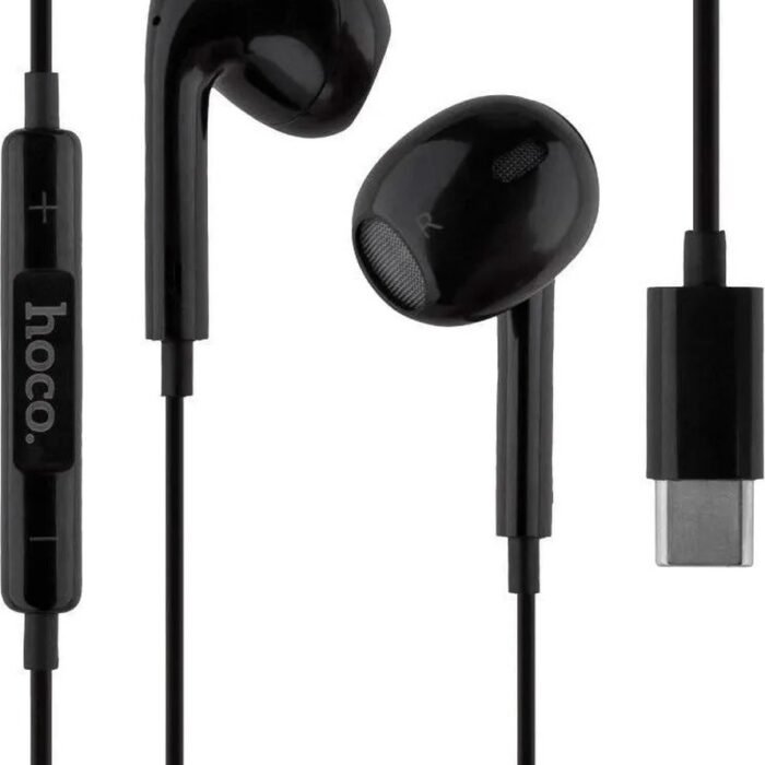 Hoco M1 Max Crystal Oordopjes met Type-C en Microfoon - Zwart