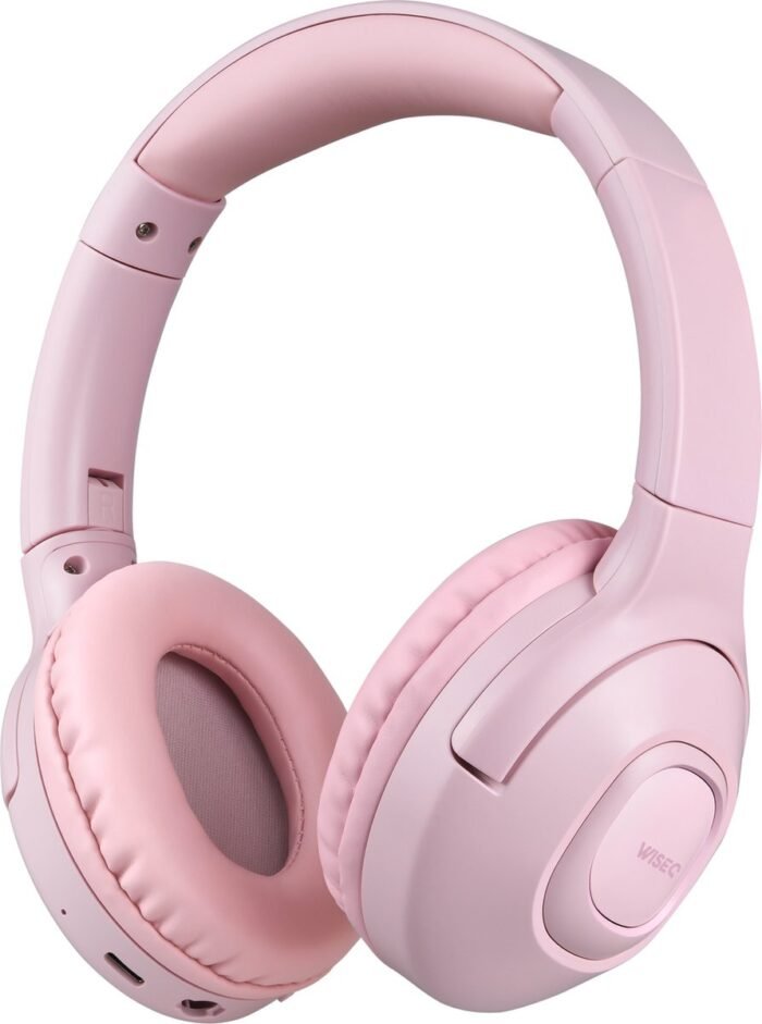 WISEQ UNBREAKABLE Draadloze Koptelefoon voor Kinderen - Bluetooth 5.0 - Roze