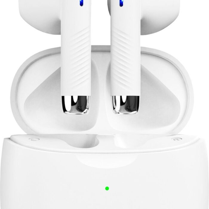 Synyq ProX - Draadloze Oordopjes - 30 uur Afspeeltijd - Bluetooth Oordopjes - Draadloze Oortjes - Oortjes Draadloos - Wit- vaderdag cadeau