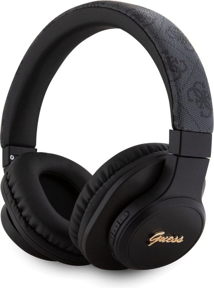 Guess 4G Tone on Tone Bluetooth 5.3 - Stereo Over-Ear Koptelefoon - Zwart
