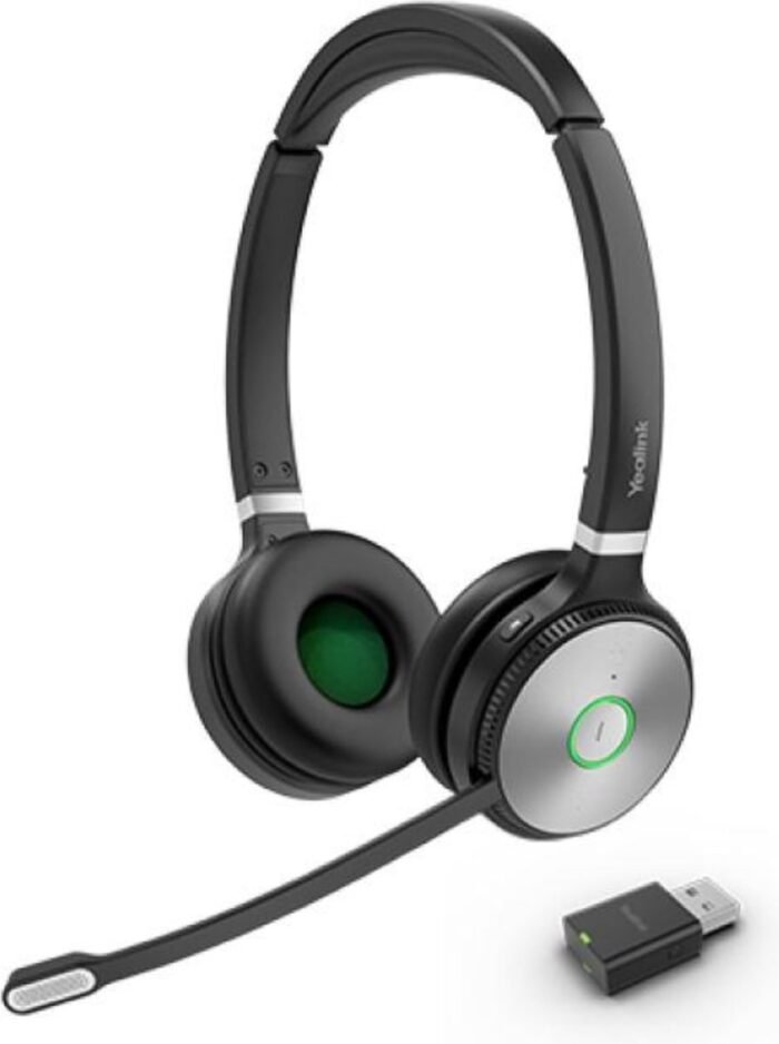 Yealink WH62 Portable Headset Draadloos Hoofdband Oproepen/muziek Zwart, Grijs