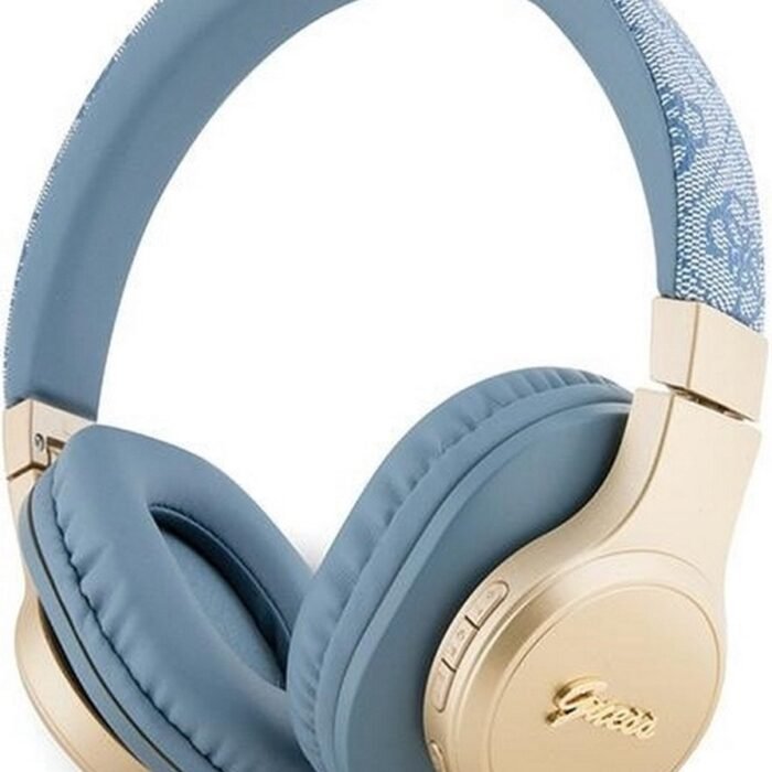 Guess 4G Script Logo - Bluetooth Stereo Over-Ear Koptelefoon - Blauw