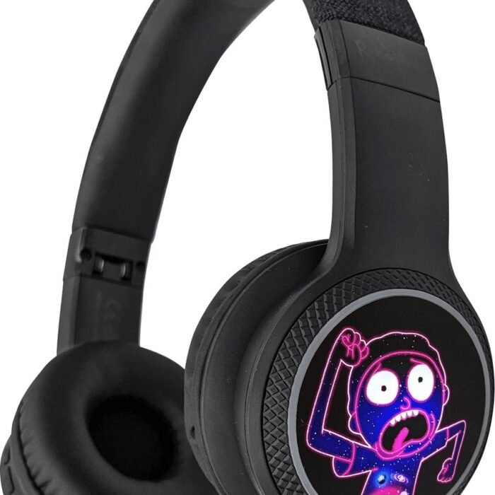 Rick & Morty - Light Up - Bluetooth koptelefoon - met lichteffecten - met microfoon - inklapbaar