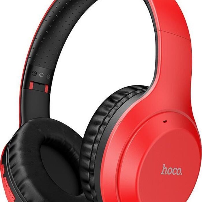 HOCO W30 Fun Move - Draadloze On-Ear Koptelefoon - Bluetooth 5.0 - Rood