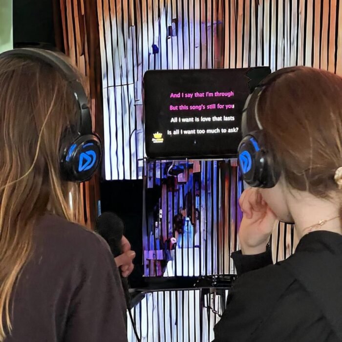 Karaoke Silent Disco set | 10 koptelefoons | Microfoon | Bluetooth zender | Dolly Digital©