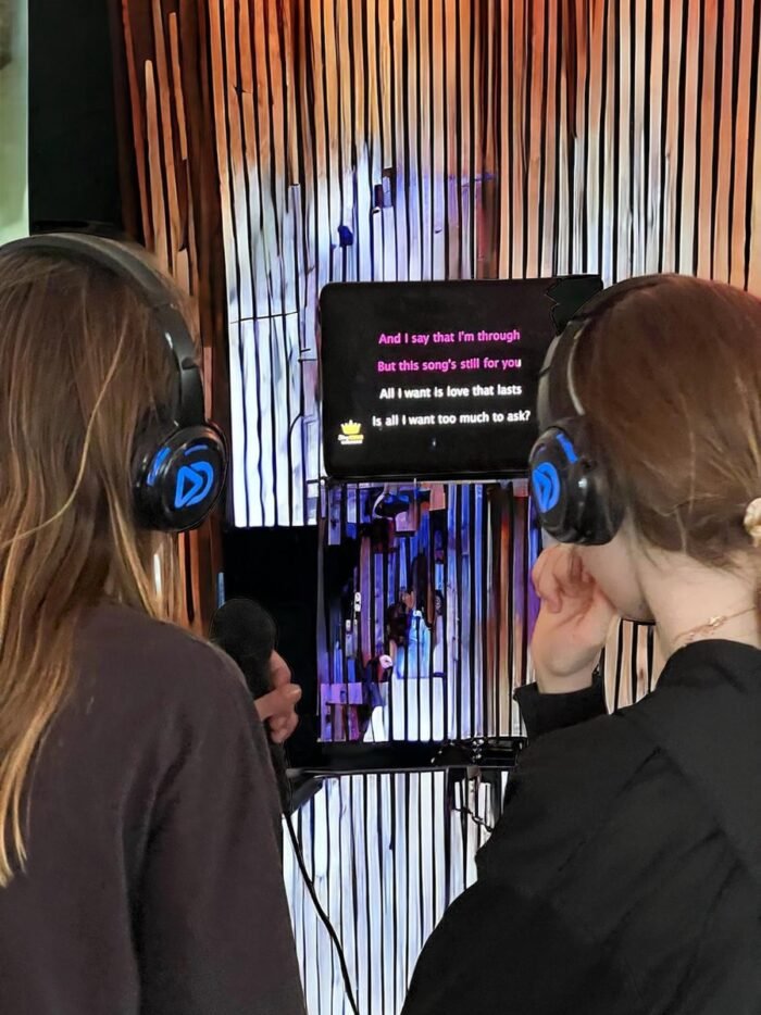 Karaoke Silent Disco set | 10 koptelefoons | Microfoon | Bluetooth zender | Dolly Digital©