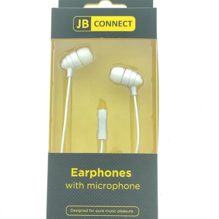 JB Connect Oordopjes met Microfoon en 1.2 Meter Snoer