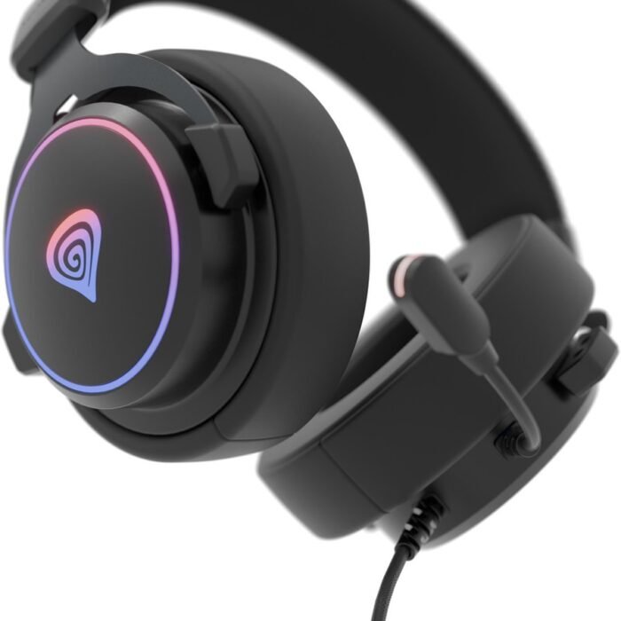 GENESIS - NEON 764 -HEADSET - MET MICROFOON - RGB VERLICHTING - ZWART - USB