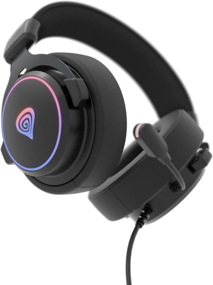 GENESIS - NEON 764 -HEADSET - MET MICROFOON - RGB VERLICHTING - ZWART - USB