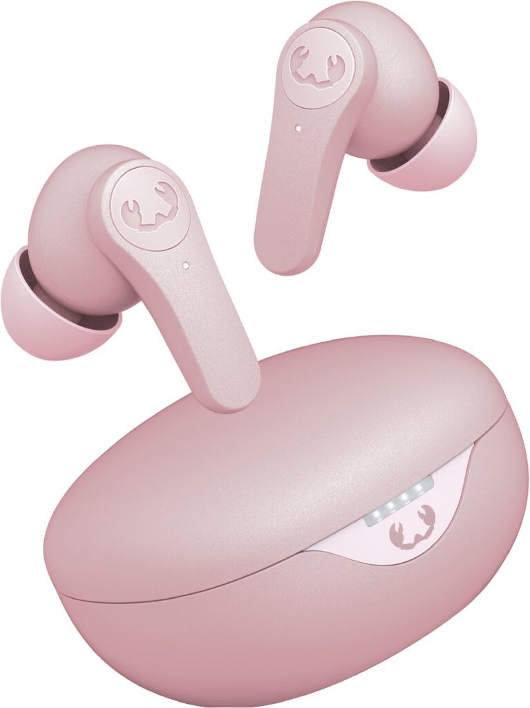 Fresh 'n Rebel Twins Rise - Draadloze Oordopjes - Noise Cancelling - Draadloos opladen - Pastel Pink
