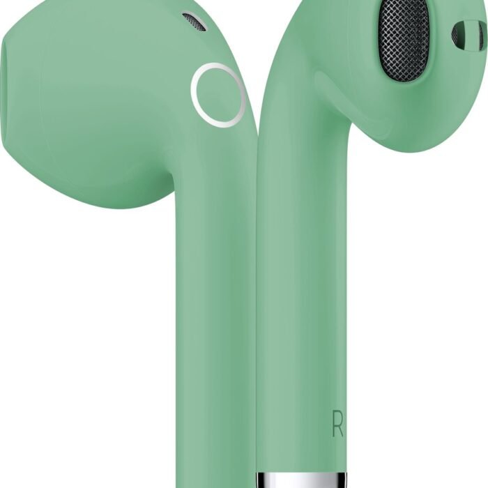 Draadloze Oordopjes Bluetooth 5.3 - Oortjes met Microfoon - Lange Batterijduur - Ergonomische & Stevige Pasvorm - Groene EarBuds