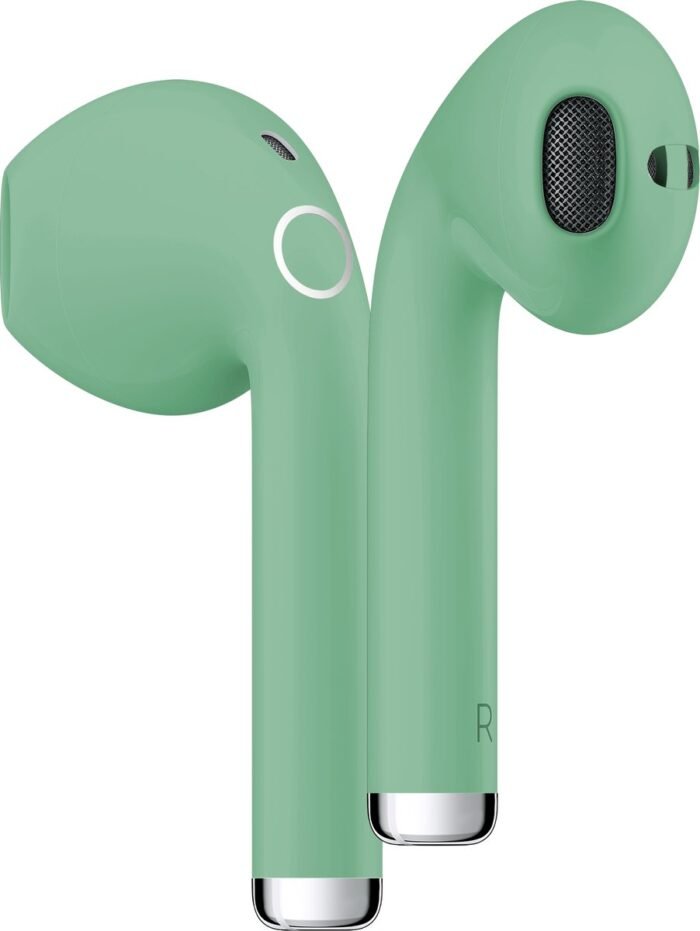 Draadloze Oordopjes Bluetooth 5.3 - Oortjes met Microfoon - Lange Batterijduur - Ergonomische & Stevige Pasvorm - Groene EarBuds