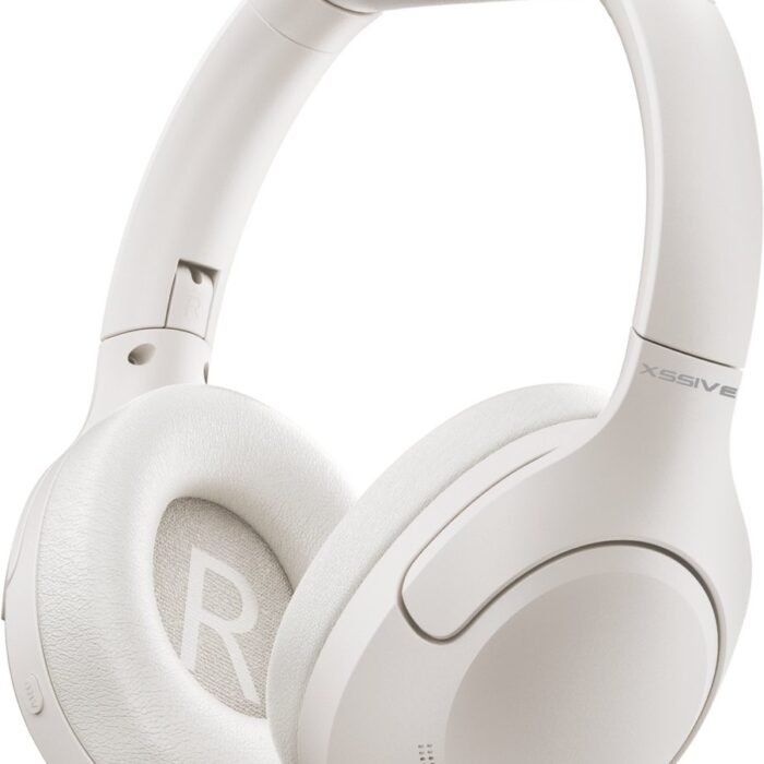 Xssive H11 Draadloze Over-Ear Koptelefoon met Active Noise Cancelling & Transparency Mode - 60+ Uur Batterij - 9 EQ Modi & ANC - Wit