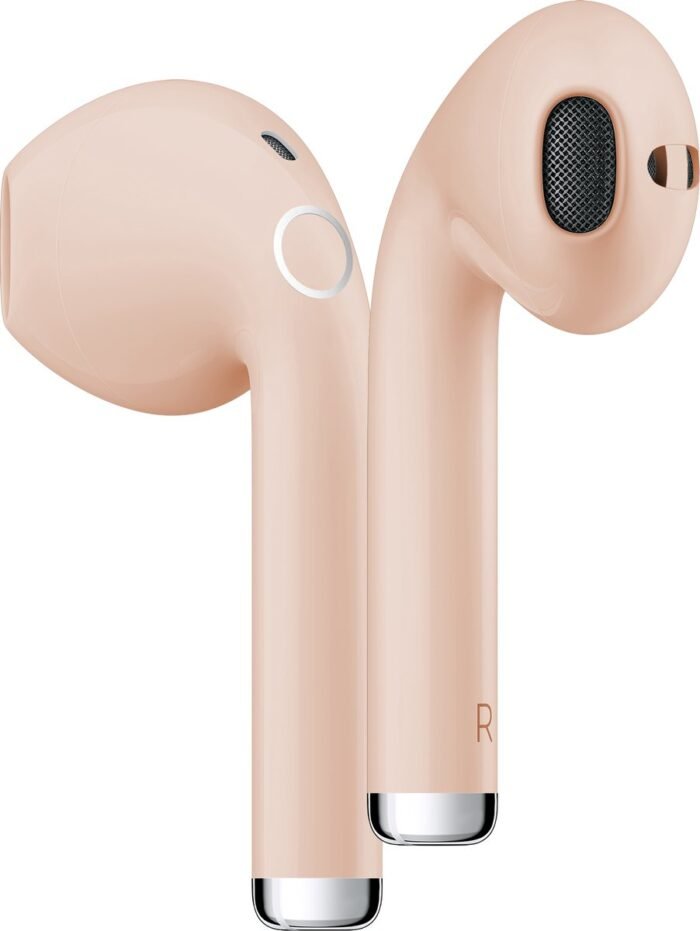 Draadloze Oordopjes Bluetooth 5.3 - Oortjes met Microfoon - Lange Batterijduur - Ergonomische & Stevige Pasvorm - Rose goud EarBuds