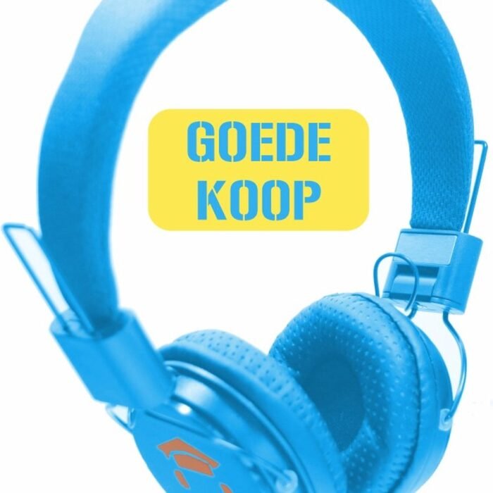 DKT -Eduline Skooli Hoofdtelefoon blauw zachte hoofdband en zachte oorschelpen DKT-KT898BL (schoolklas, school, onderwijs)