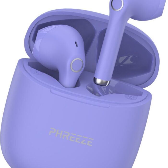 Phreeze Draadloze Oordopjes - Bluetooth Oordoppen - True Wireless EarBuds - Draadloos - 2e Generatie - Paars
