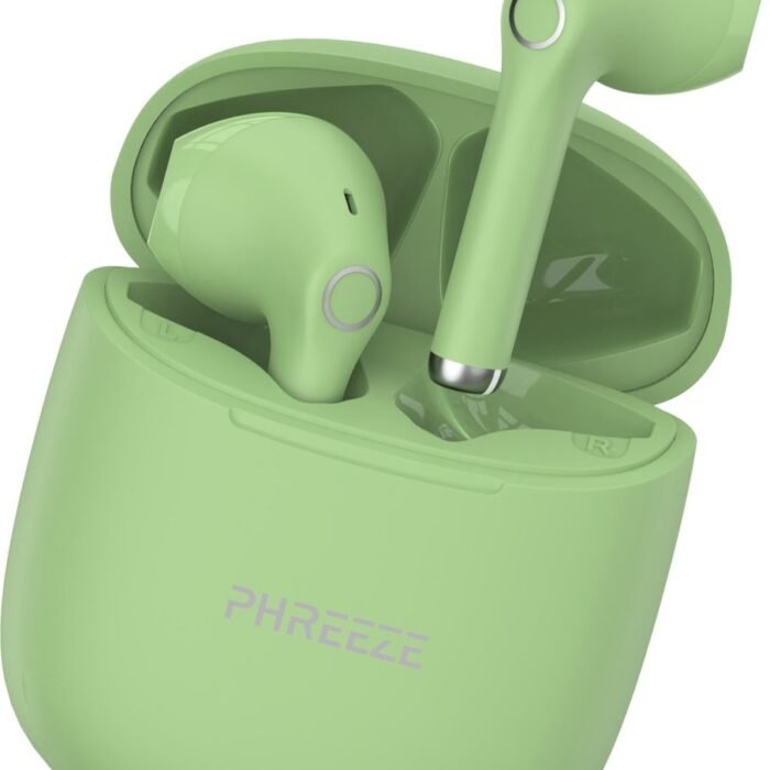 Phreeze Draadloze Oordopjes - Bluetooth Oordoppen - True Wireless EarBuds - Draadloos - 2e Generatie - Groen