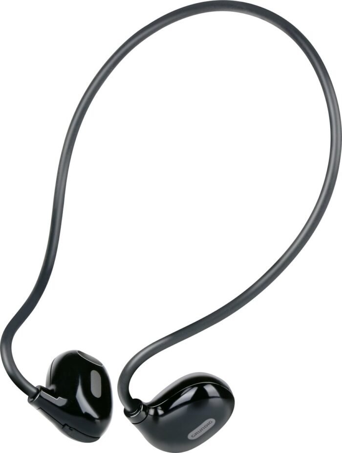 Grundig Bone Conduction Oordopjes - Bluetooth Oortjes met 5 Uur Afspeeltijd - Earbuds Draadloos voor Muziek en Hands Free Bellen - Incl. USB-C Oplaadkabel