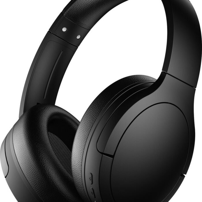Volkano - Over Ear Koptelefoon Draadloos - Draadloze Headset met Microfoon - Bluetooth 5.3 - 60 Uur Batterij - Inklapbaar - ENC Kristalheldere Gesprekken - Bluetooth Headset – Zwart