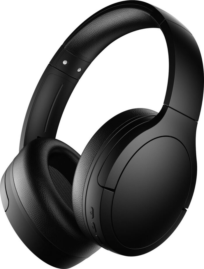 Volkano - Over Ear Koptelefoon Draadloos - Draadloze Headset met Microfoon - Bluetooth 5.3 - 60 Uur Batterij - Inklapbaar - ENC Kristalheldere Gesprekken - Bluetooth Headset – Zwart