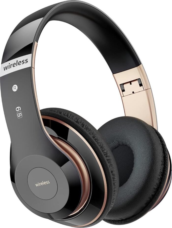 StayPowered Sound Hoofdtelefoon - Puur Geluid, Eindeloos Comfort - 6 EQ-Modi - 65 Uur Speeltijd - Bluetooth 5.3 - Ingebouwde HD-Microfoon - Dual-Modus - Superlicht & Verstelbaar - Zwart - Levering Sneller dan Aangegeven!