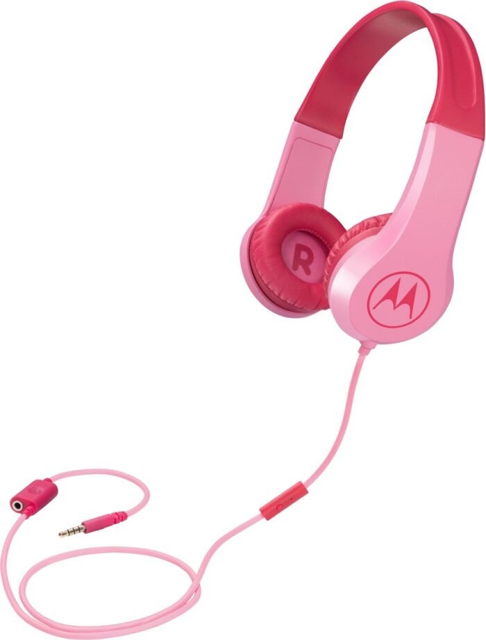 Motorola Squads 200 Koptelefoon Kinderen - met Microfoon - met Draad - Roze