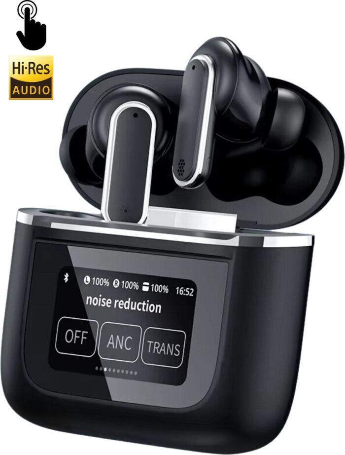 WERYOU TouchTone - Draadloze Bluetooth Oordopjes - Hardloop Oortjes - Noise Cancelling - BT 5.4 - IPX5 - Zwart - voor iPhone & Samsung