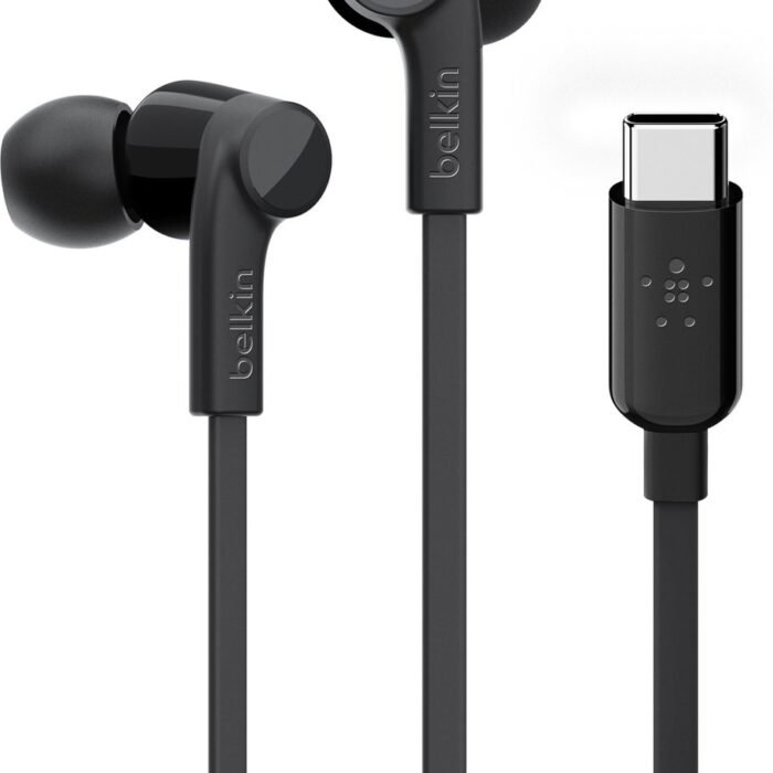 Belkin ROCKSTAR™ in-ear oordopjes met USB-C connector - Zwart