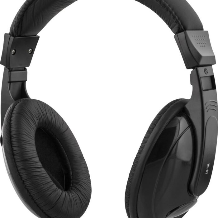 Deltaco HL-51 Stereo Koptelefoon - Over-Ear - Bedraad - 1x 3.5mm - Zwart