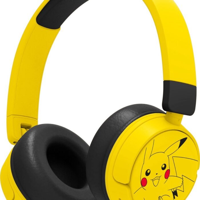 Pokémon - draadloze kinderkoptelefoon - volumebegrenzing - lange batterijduur - microfoon - inklapbaar