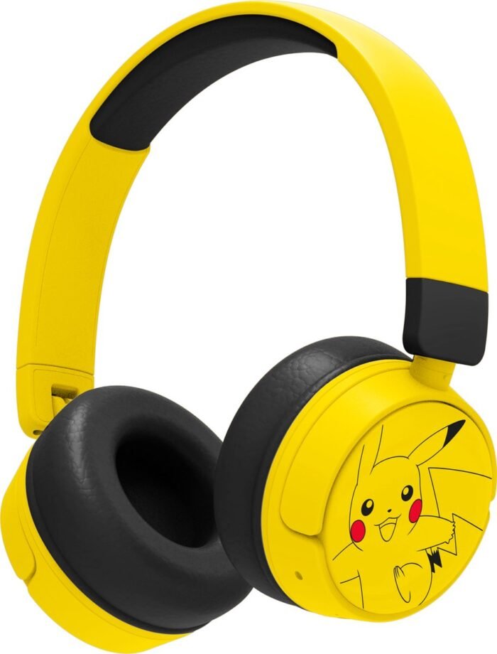 Pokémon - draadloze kinderkoptelefoon - volumebegrenzing - lange batterijduur - microfoon - inklapbaar