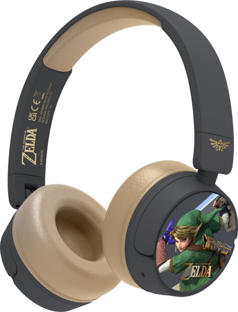 Zelda - draadloze kinderkoptelefoon - volumebegrenzing - lange batterijduur - microfoon - inklapbaar