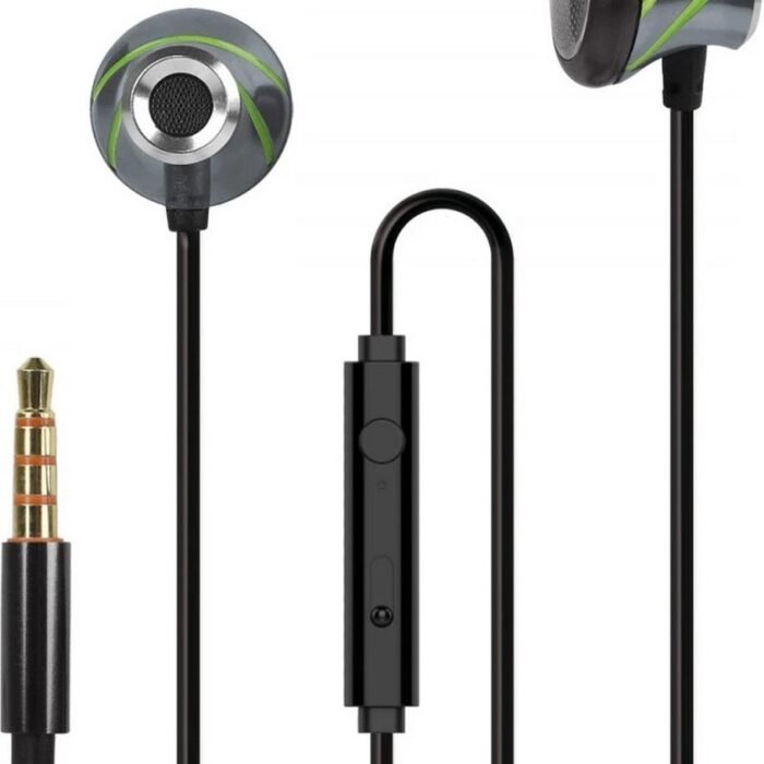 Fontastic 250910 In-Ear Headset - Oordopjes met microfoon - 3.5 mm jack - Zwart