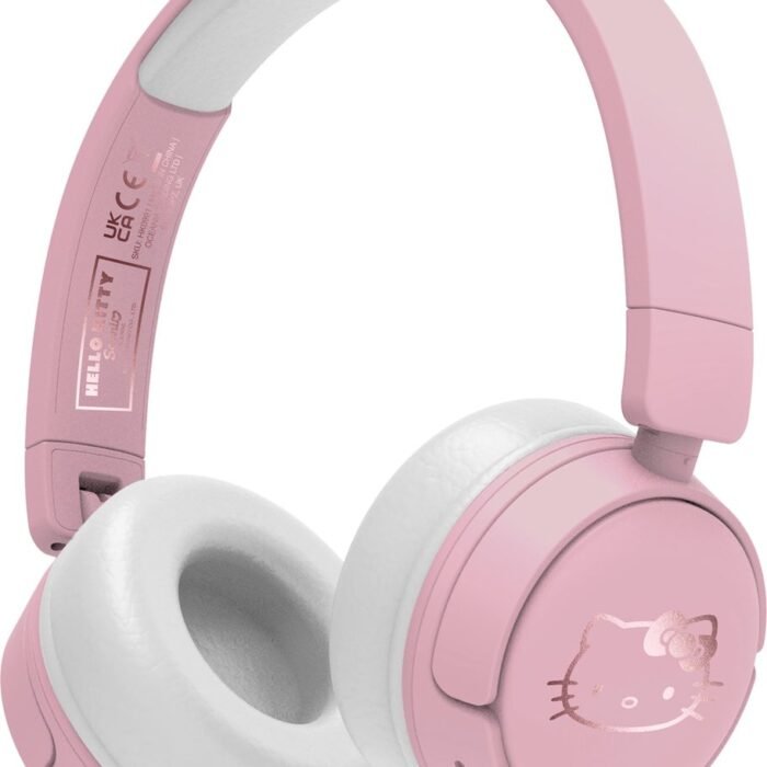 Hello Kitty - draadloze kinderkoptelefoon - volumebegrenzing - lange batterijduur - microfoon - inklapbaar