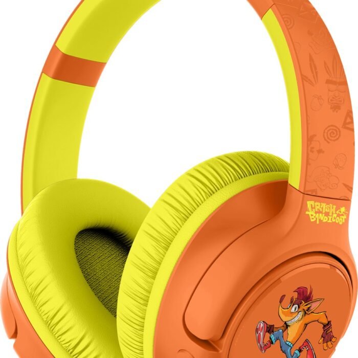 Crash Bandicoot - bluetooth koptelefoon over-ear - led lights design - microfoon - 50 uur speeltijd - verstelbaar