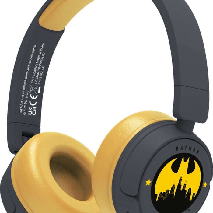 Batman - draadloze junior koptelefoon - met volumebegrenzing - microfoon - lange batterijduur