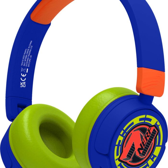 Nerf - draadloze junior koptelefoon - met volumebegrenzing - microfoon - lange batterijduur