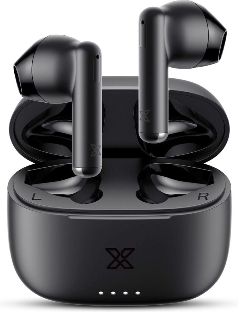 XELAR® - Draadloze Oordopjes – Bluetooth Oordopjes – Oortjes draadloos – Oordopjes draadloos - Oplaadcase - Microfoon - Bellen - Sport - Hardlopen EarPods -Zwart