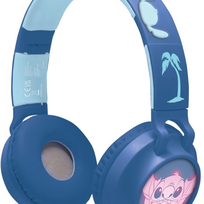 Lexibook Bluetooth kinderhoofdtelefoon - Stitch - Blauw roze