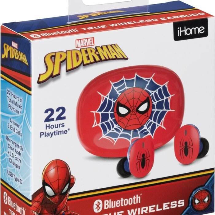 Spiderman - draadloze oordopjes - met oplaadcase - touch control - lange speeltijd - TWS earbuds bluetooth