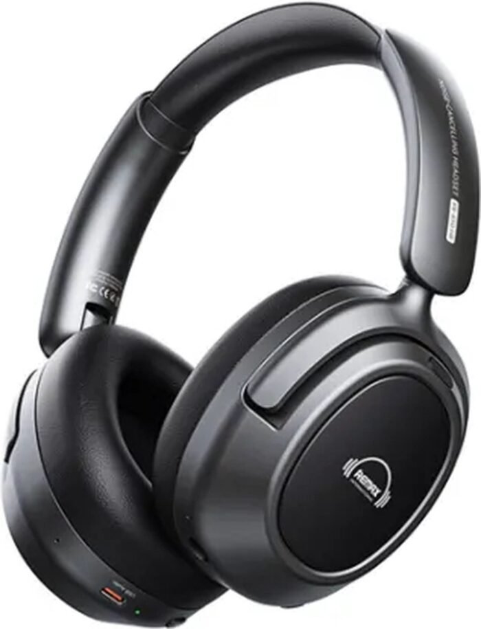 Remax RB-850HB - Bluetooth Koptelefoon - Draadloze Headset - Active Noice Cancelling - BT 5.3 - Zwart