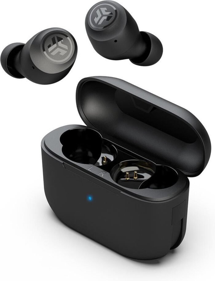 JLAB Go POP Draadloze oordopjes - Bluetooth - 35 uur speeltijd - Met Microfoon - Oortjes Draadloos - Geschikt voor Android en Apple - Zwart